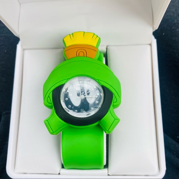 Marvin The Martian Looney Tunes Watch Slap-It-On  Warner Bros New - Picture 1 of 11